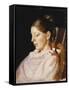 Portrait of Anna Ancher, the Artist's Wife-Michael Peter Ancher-Framed Stretched Canvas