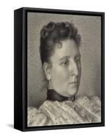 Portrait of Anna Boch, 1894-Georges Lemmen-Framed Stretched Canvas