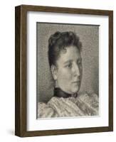 Portrait of Anna Boch, 1894-Georges Lemmen-Framed Giclee Print