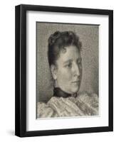 Portrait of Anna Boch, 1894-Georges Lemmen-Framed Giclee Print