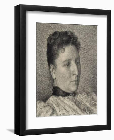 Portrait of Anna Boch, 1894-Georges Lemmen-Framed Giclee Print