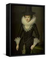 Portrait of Anna Boudaen Courten-Salomon Mesdach-Framed Stretched Canvas