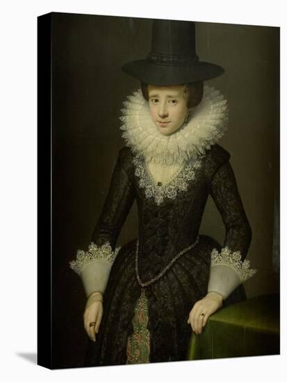 Portrait of Anna Boudaen Courten-Salomon Mesdach-Stretched Canvas