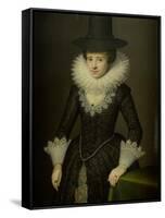 Portrait of Anna Boudaen Courten-Salomon Mesdach-Framed Stretched Canvas