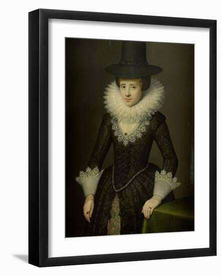 Portrait of Anna Boudaen Courten-Salomon Mesdach-Framed Art Print