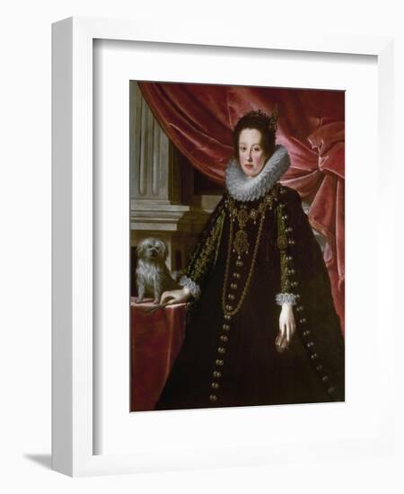 Portrait of Anna De Medici by Justus Sustermans-null-Framed Giclee Print