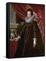 Portrait of Anna De Medici by Justus Sustermans-null-Framed Stretched Canvas