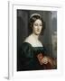 Portrait of Anna Hillmaier, 1829-Joseph Karl Stieler-Framed Giclee Print