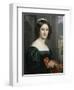 Portrait of Anna Hillmaier, 1829-Joseph Karl Stieler-Framed Giclee Print