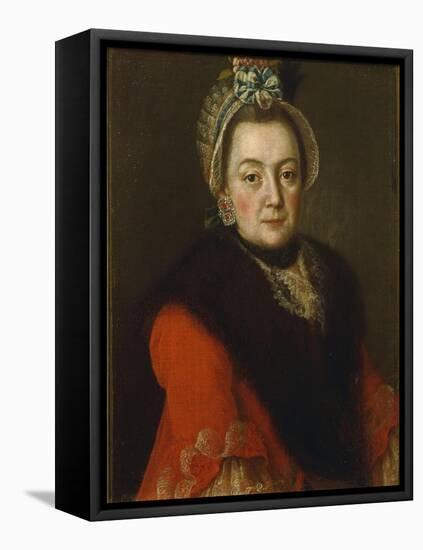 Portrait of Anna Ivanovna Kolycheva, 1768-Alexei Petrovich Antropov-Framed Stretched Canvas