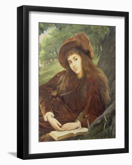 Portrait of Anna Maria 'Nettie' Jameson, Nee Davies-William Blake Richmond-Framed Giclee Print