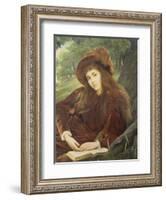 Portrait of Anna Maria 'Nettie' Jameson, Nee Davies-William Blake Richmond-Framed Giclee Print