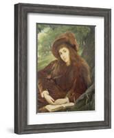 Portrait of Anna Maria 'Nettie' Jameson, Nee Davies-William Blake Richmond-Framed Giclee Print