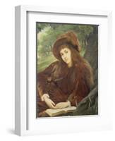 Portrait of Anna Maria 'Nettie' Jameson, Nee Davies-William Blake Richmond-Framed Giclee Print