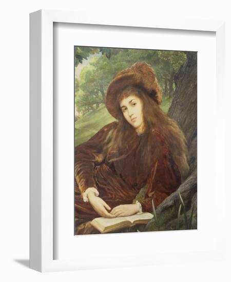 Portrait of Anna Maria 'Nettie' Jameson, Nee Davies-William Blake Richmond-Framed Giclee Print