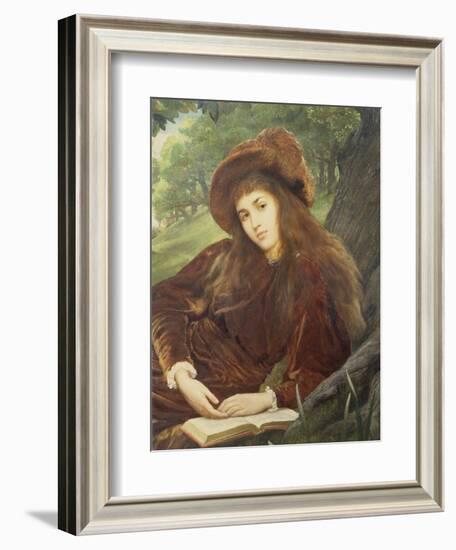 Portrait of Anna Maria 'Nettie' Jameson, Nee Davies-William Blake Richmond-Framed Giclee Print