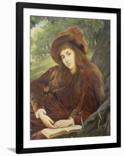 Portrait of Anna Maria 'Nettie' Jameson, Nee Davies-William Blake Richmond-Framed Giclee Print