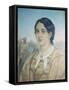 Portrait of Anna Maria Ribeiro Da Silva-null-Framed Stretched Canvas