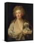 Portrait of Anna Oraczewska with the Dog, 1789-Anton Graff-Framed Stretched Canvas
