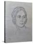 Portrait of Anna Pavlova-Leon Bakst-Stretched Canvas
