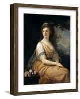 Portrait of Anna Von Escher Van Muralt, Ca. 1800-Angelica Kauffmann-Framed Giclee Print