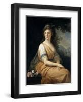 Portrait of Anna Von Escher Van Muralt, Ca. 1800-Angelica Kauffmann-Framed Giclee Print