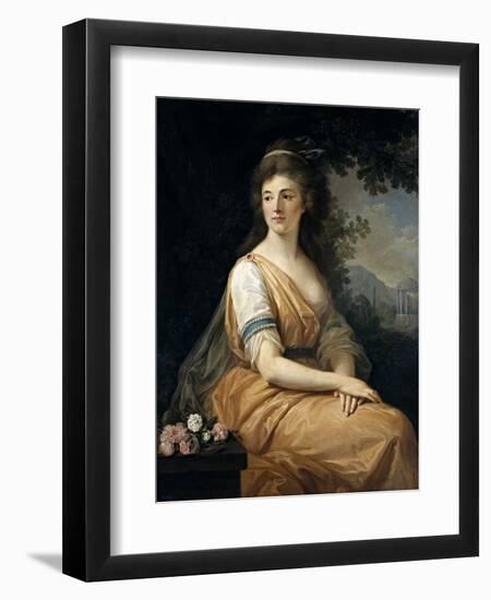 Portrait of Anna Von Escher Van Muralt, Ca. 1800-Angelica Kauffmann-Framed Giclee Print