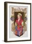 Portrait of Anne Boleyn 2nd Queen of Henry VIII from "Memoirs of the Court of Queen Elizabeth"-Sarah Countess Of Essex-Framed Giclee Print