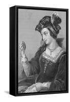 Portrait of Anne Boleyn-null-Framed Stretched Canvas