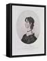 Portrait of Anne Bronte from a Drawing in the Possession of the Rev. A. B. Nicholls-Charlotte Bronte-Framed Stretched Canvas