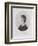 Portrait of Anne Bronte from a Drawing in the Possession of the Rev. A. B. Nicholls-Charlotte Bronte-Framed Giclee Print