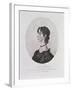 Portrait of Anne Bronte from a Drawing in the Possession of the Rev. A. B. Nicholls-Charlotte Bronte-Framed Giclee Print