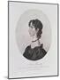 Portrait of Anne Bronte from a Drawing in the Possession of the Rev. A. B. Nicholls-Charlotte Bronte-Mounted Giclee Print