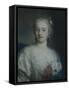 Portrait of Anne Carlotta Gauthier-Rosalba Carriera-Framed Stretched Canvas