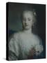 Portrait of Anne Carlotta Gauthier-Rosalba Carriera-Stretched Canvas