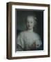 Portrait of Anne Carlotta Gauthier-Rosalba Carriera-Framed Giclee Print