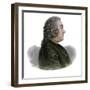 Portrait of Anne Claude de Caylus marquis d'Esternay, baron de Bransac-French School-Framed Giclee Print