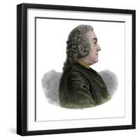 Portrait of Anne Claude de Caylus marquis d'Esternay, baron de Bransac-French School-Framed Giclee Print