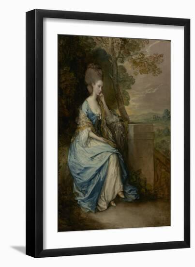 Portrait of Anne, Countess of Chesterfield, 1777-8-Thomas Gainsborough-Framed Giclee Print