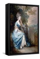 Portrait of Anne, Countess of Chesterfield-Thomas Gainsborough-Framed Stretched Canvas