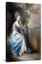 Portrait of Anne, Countess of Chesterfield-Thomas Gainsborough-Stretched Canvas