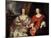 Portrait of Anne Dalkeith, and Anne Kirke, 1630S-Sir Anthony Van Dyck-Mounted Giclee Print