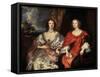 Portrait of Anne Dalkeith, and Anne Kirke, 1630S-Sir Anthony Van Dyck-Framed Stretched Canvas