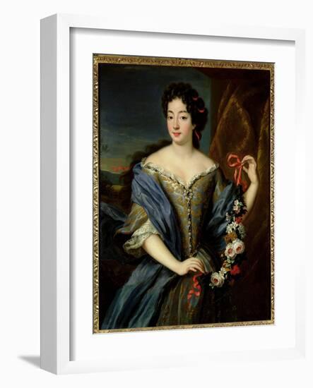 Portrait of Anne De Baviere (1648-1723)-Pierre Gobert-Framed Giclee Print