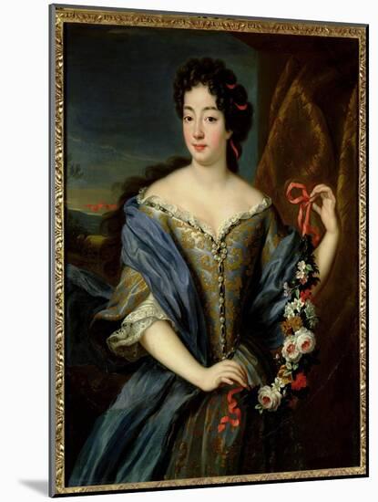 Portrait of Anne De Baviere (1648-1723)-Pierre Gobert-Mounted Giclee Print