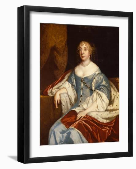 Portrait of Anne Lady Rivers-Peter Lely-Framed Giclee Print