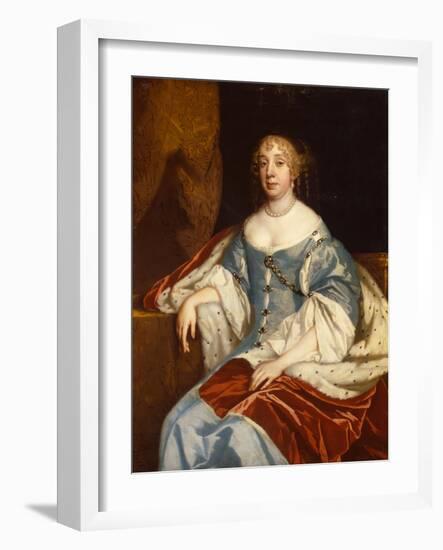 Portrait of Anne Lady Rivers-Peter Lely-Framed Giclee Print