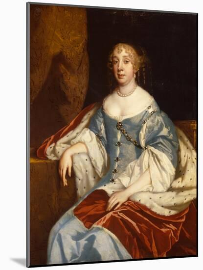 Portrait of Anne Lady Rivers-Peter Lely-Mounted Giclee Print