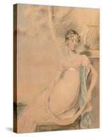 Portrait of Anne Lucy Poulett, Lady Nugent-John Downman-Stretched Canvas