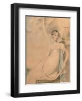 Portrait of Anne Lucy Poulett, Lady Nugent-John Downman-Framed Giclee Print